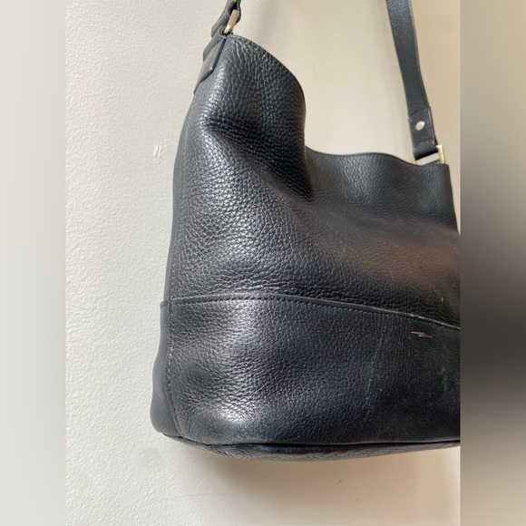 Shinola Detroit Black Leather Hobo Bag - Picture 5 of 9